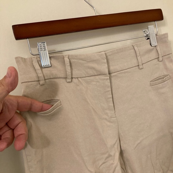 Motherhood Maternity Pants Khakis Dockers Pregnancy Stretch Size Small Tan Beige - Picture 2 of 7